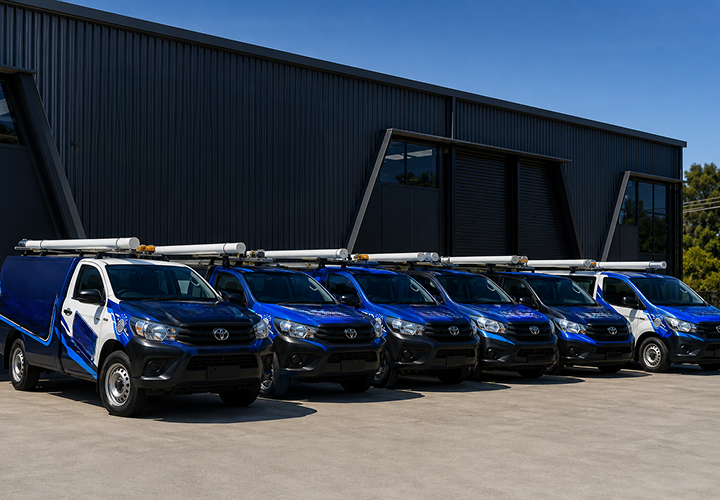 Fleet of Lindfield Blocked Drains plumbing vans